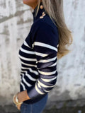 Striped Turtleneck Sweater - Your Second Look