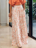 Surplice Top and High Waist Pants Set - Your Second Look