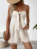 Sweetheart Neck Spaghetti Strap Romper - Your Second Look
