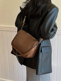 Textured Leather Shoulder Bag - Your Second Look