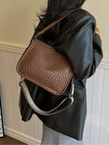 Textured Leather Shoulder Bag - Your Second Look