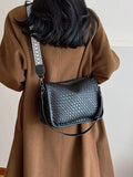 Textured Leather Shoulder Bag - Your Second Look
