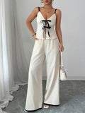 Tie Front Cami and Pants Set - Your Second Look