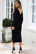 Tie Waist Sweater Dress - Your Second Look