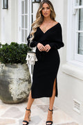 Tie Waist Sweater Dress - Your Second Look