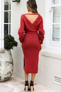 Tie Waist Sweater Dress - Your Second Look