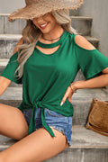 Tied Cutout Cold - Shoulder Top - Your Second Look