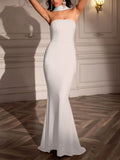 Tube Mermaid Maxi Dress with Scarf Detail - Your Second Look