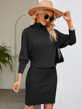 Turtle Neck & Fitted Sweater Dress - Your Second Look