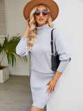 Turtle Neck & Fitted Sweater Dress - Your Second Look