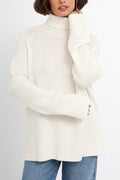 Turtle Neck Raglan Sleeve Sweater - Your Second Look