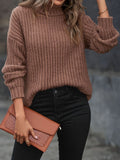 Turtleneck Rib - Knit Sweater - Your Second Look