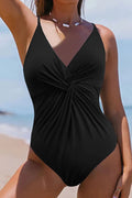 Twisted Crisscross V - Neck One - Piece Swimwear - Your Second Look