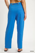 Umgee Drawstring Wide Leg Casual Pants - Your Second Look
