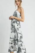 Umgee Printed Tiered Tube Midi Dress - Your Second Look
