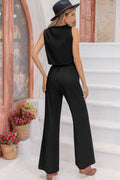 V - Neck Tank Top and Long Pants Set - Your Second Look