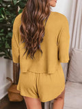 Waffle Knit Lounge Set - Your Second Look