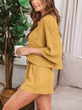 Waffle Knit Lounge Set - Your Second Look