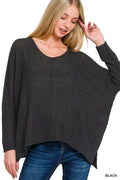 Zenana Dolman Sleeve V - Neck Sweater - Your Second Look