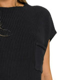 Zenana Mock Neck Short Sleeve Sweater - Your Second Look