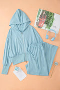Zip - Up Hoodie and Pants Active Set - Your Second Look