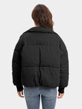 Zip Up Turtleneck Puffer Jacket - Your Second Look