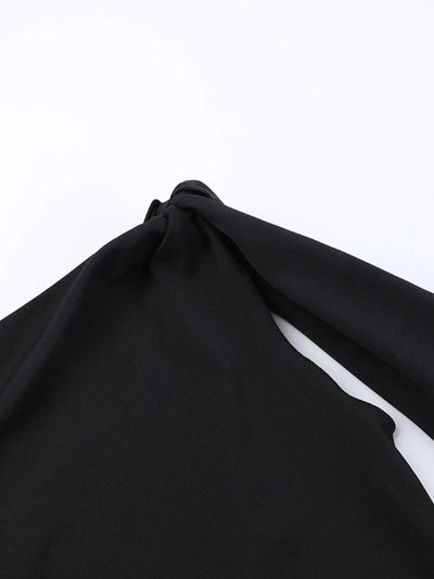 Asymmetrical Tied Sleeveless Maxi Dress - Your Second Look