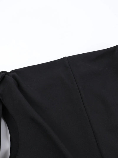 Asymmetrical Tied Sleeveless Maxi Dress - Your Second Look