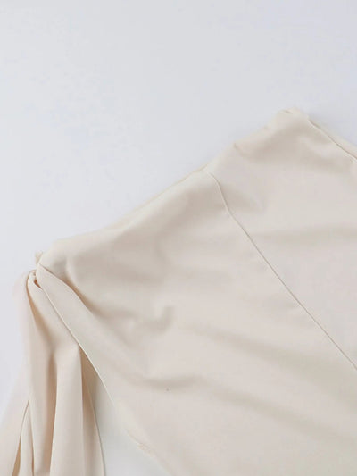 Asymmetrical Tied Sleeveless Maxi Dress - Your Second Look