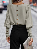 Back Button Blouse - Your Second Look
