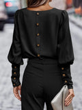 Back Button Blouse - Your Second Look