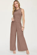 Basic Bae Full Size Ribbed Tank and Wide Leg Pants Set - Your Second Look