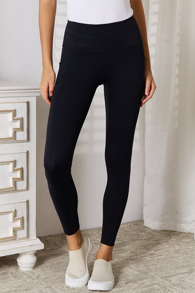 Basic Bae Wide Waistband Sports Leggings - Your Second Look