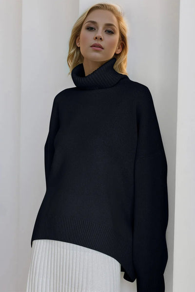 Basic Staple Turtleneck Sweater - Your Second Look