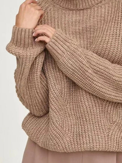 Basic Staple Turtleneck Sweater - Your Second Look