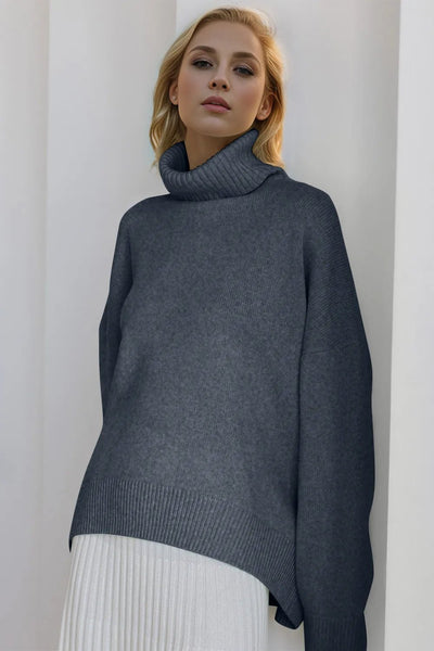 Basic Staple Turtleneck Sweater - Your Second Look
