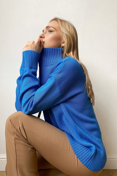 Basic Staple Turtleneck Sweater - Your Second Look