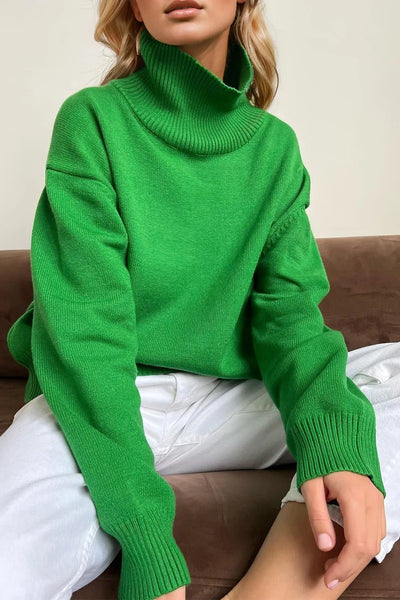 Basic Staple Turtleneck Sweater - Your Second Look