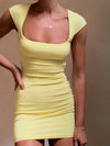 Bodycon Square Neck Mini Dress - Your Second Look