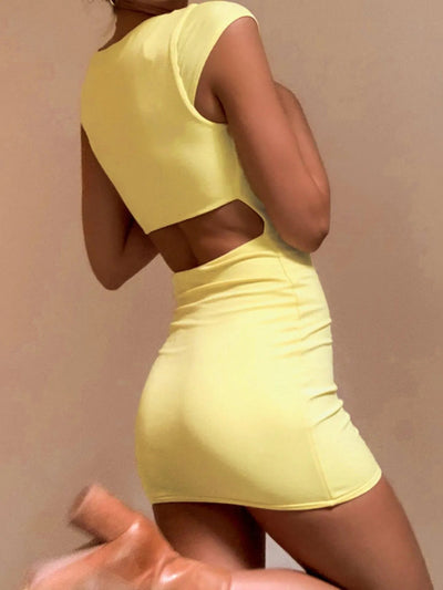 Bodycon Square Neck Mini Dress - Your Second Look