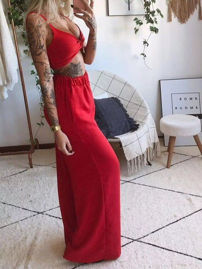 Boho Butterfly Print Top and Pants Set - Your Second Look