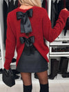 Bow Back & Round Neck Sweater - Your Second Look
