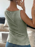 Button Down Striped Tank - Your Second Look