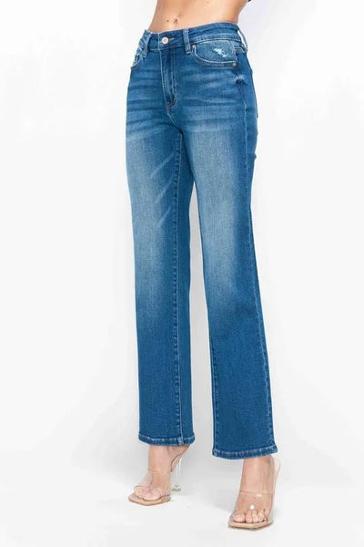 bytos High Rise Straight Jeans - Your Second Look