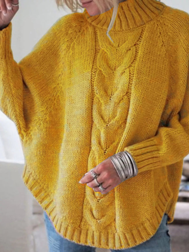 Cable - Knit Long Sleeve Sweater - Your Second Look