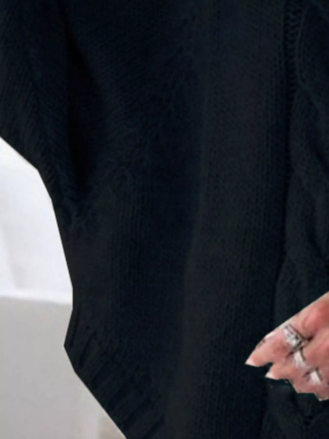 Cable - Knit Long Sleeve Sweater - Your Second Look