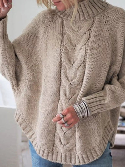 Cable - Knit Long Sleeve Sweater - Your Second Look
