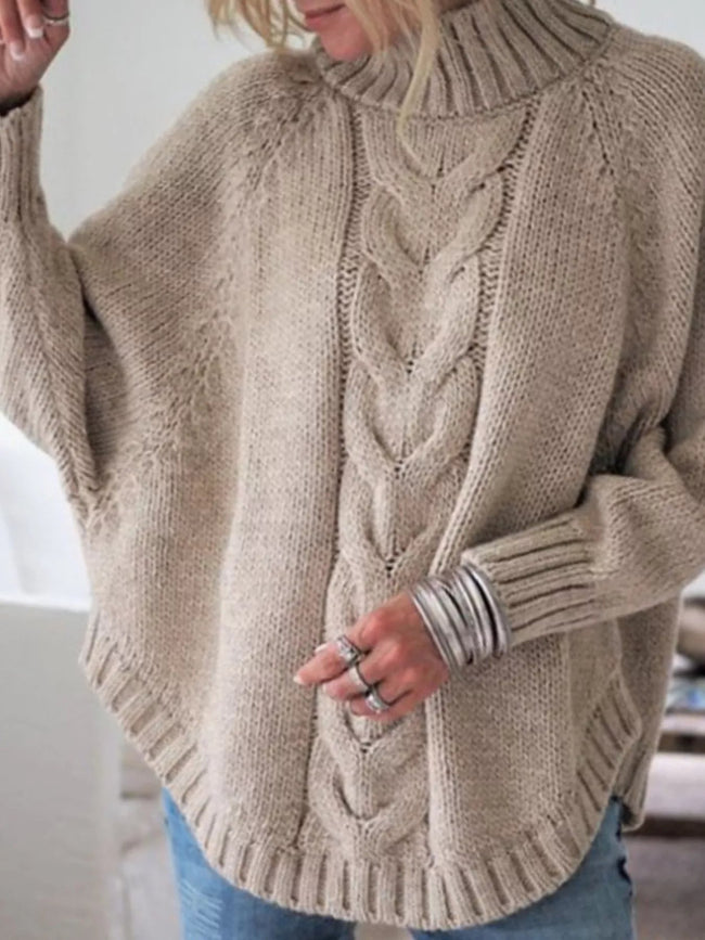 Cable - Knit Long Sleeve Sweater - Your Second Look