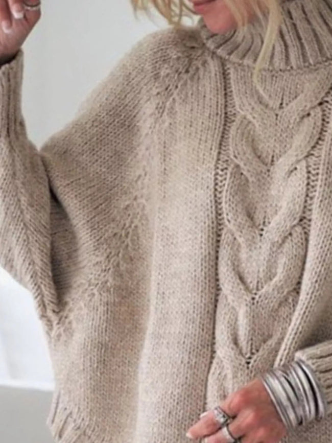 Cable - Knit Long Sleeve Sweater - Your Second Look