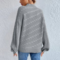 Cable Knit Mock Neck Sweater - Your Second Look